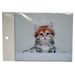 Hadřík na brýle z mikrovlákna- motiv kotě ležící