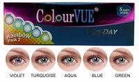 ColourVue Trublends One-Day Rainbow Pack2 - (5 párů barevných čoček) - nedioptrické