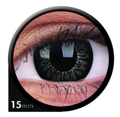 ColourVue Big Eyes - Awesome Black (2 čočky tříměsíční) - nedioptrické-doprodej, výroba ukončena