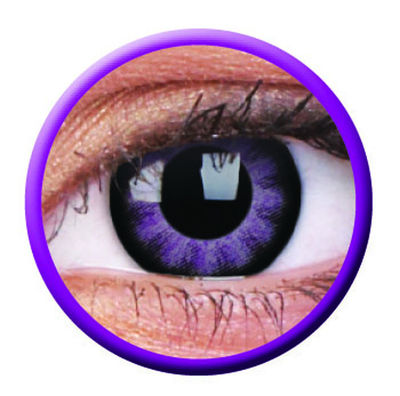 ColourVue Big Eyes - Ultra Violet (2 čočky tříměsíční) - nedioptrické-doprodej; výroba ukončena