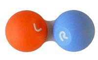 3D pouzdro - pogumované oranžovo-modré