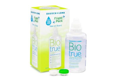 Biotrue 100 ml flight pack s pouzdrem