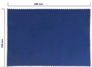 Hadřík na brýle z mikrovlákna jednobarevný - tmavě modrý 140x180