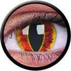 ColourVue Crazy čočky - Saurons Eye (2 ks roční) - nedioptrické - exp. 12/2023