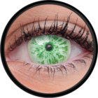 ColourVue Crazy čočky UV svítící - Glow Ice Green (2 ks roční) - nedioptrické