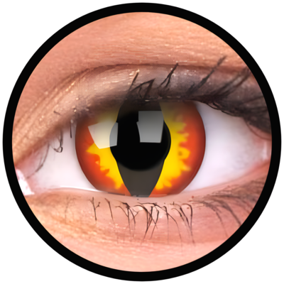 ColourVue Crazy čočky - Dragon Eyes (2 ks roční) - nedioptrické, doprodej