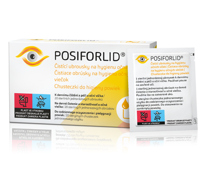 POSIFORLID® - Čistící ubrousky na hygienu očních víček 20ks