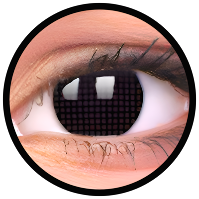 ColourVue Cazy čočky - Black Screen (2 ks tříměsíční) - nedioptrické