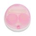 Vibrační pouzdro kulaté - Růžové průhledné
