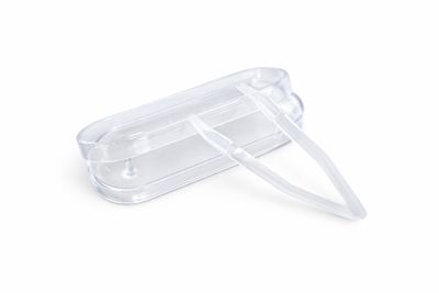 Pinzetka na kontaktní čočky v pouzdře - trasparentní