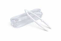 Pinzeta na kontaktní čočky v pouzdře, velká - bílá