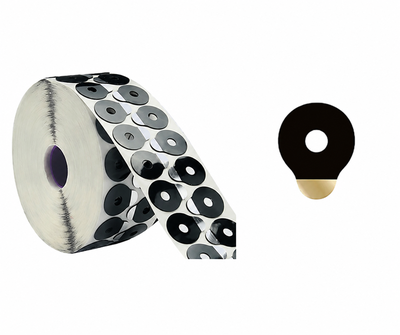 Lepicí podložky EXTRA silné - pro automatické brusky 33 mm x 17 mm, 1000 ks - černé velké