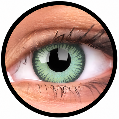 Phantasee Big Eyes - Lustrous Green (2 čočky tříměsíční) - nedioptrické