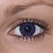 Be ultra violet v detailu na původní barvě očí hnědé
