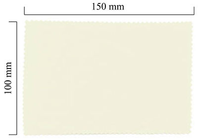 Hadřík na brýle z mikrovlákna jednobarevný - bílý 100x150