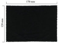 Hadřík na brýle z mikrovlákna jednobarevný - černý 120x170