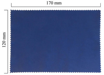Hadřík na brýle z mikrovlákna jednobarevný - fialový 120x170