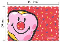 Hadřík na brýle z mikrovlákna Smiley - klaun