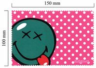 Hadřík na brýle z mikrovlákna Smiley - vypláznutý jazyk